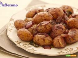 Patatine novelle al vino rosso
