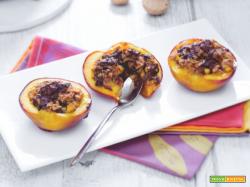 Pesche ripiene al forno