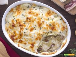 Pasticcio di patate e pancetta