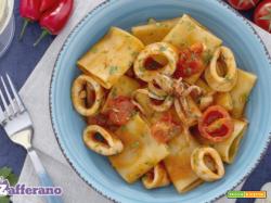 Paccheri al sugo di calamari