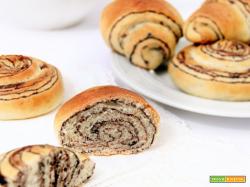 brioche sfogliate al cacao