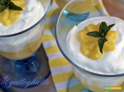 Coppa del sole - Mango curd e crema alla vaniglia