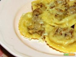 mezze lune agli scalogni e patate