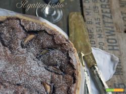 Crostata pere, cioccolato e mandorle