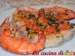 La bistecca di Tonno al pomodoro