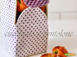madeleines alle fave e formaggio di capra