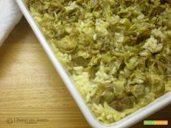 Riso pilaf con carciofi