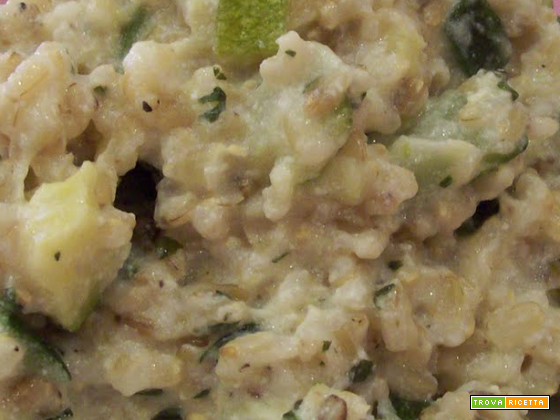 Bimby, Risotto con Zucchine e Ricotta