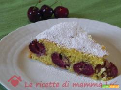 Dolce soffice alle ciliegie