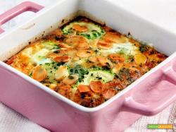 clafoutis di zucchine per la rubrica cuciniamo con quello che c'è