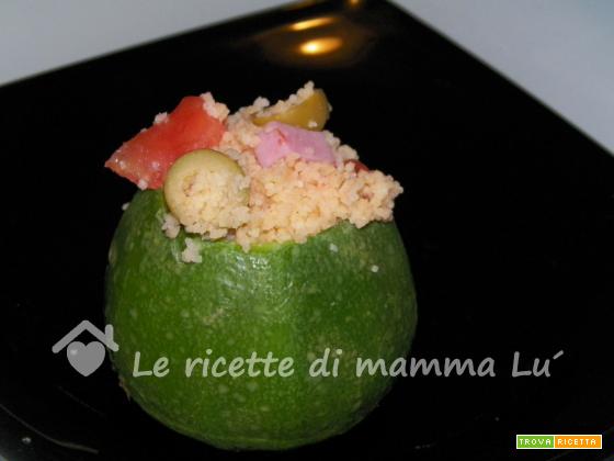 Zucchine ripiene di couscous