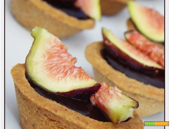 TARTELLETTE FICHI E CIOCCOLATO