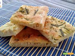Focaccia salvia e rosmarino