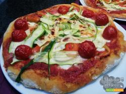 Pizza alle verdure con grano saraceno