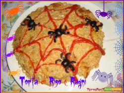 TORTA DI RISO E RAGNI - speciale Halloween