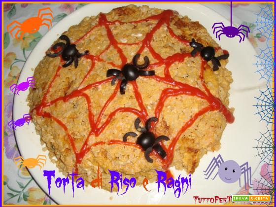TORTA DI RISO E RAGNI - speciale Halloween
