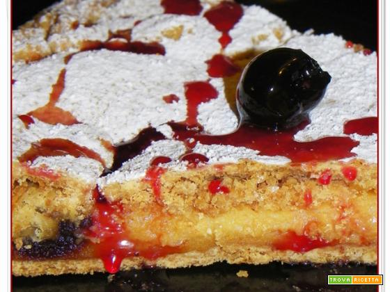 CROSTATA CON CREMA E AMARENE