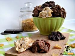 Croccantini di corn flakes e cioccolato