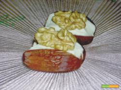 Datteri con mascarpone e noci