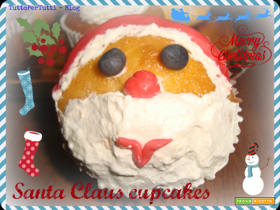 SANTA CLAUS CUPCAKES - Speciale Natale