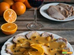 Lonza di maiale all'arancia