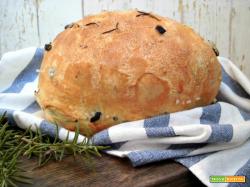Pane alle olive e rosmarino