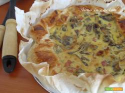 Tortino di ricotta e carciofi