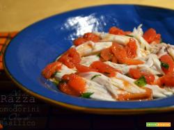 Ali di Razza con Pomodorini e Olio al Basilico