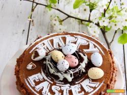 torta al cacao e ganache tartufata, Buona Pasqua!