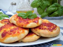 Pizzette pomodoro e basilico