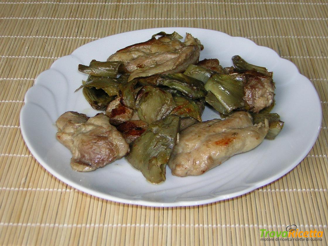 Sovracosce Di Pollo Con Carciofi Ricetta Trovaricetta Com