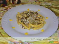 fusilli con carciofi e ricotta