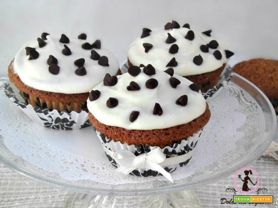 Nesquik cupcakes con gocce di cioccolato