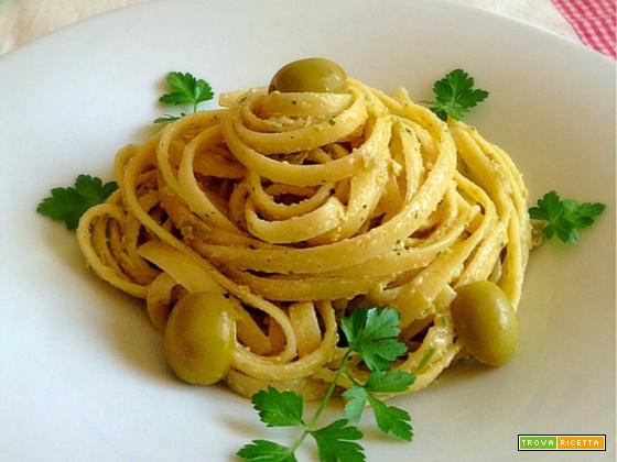 Ricetta pasta risottata con olive e formaggio