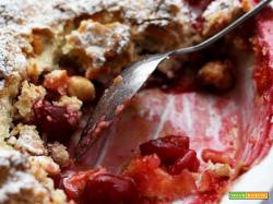 Crumble di ciliegie