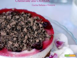 Cheesecake alla CILIEGIA e chips di CIOCCOLATO