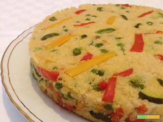 Torta cuscus con verdure