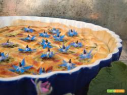 Torta salata con ricotta e borragine