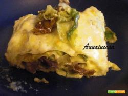 Pasta al forno con lattuga stufata e besciamella