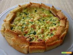 Torta salata con zucchine facilissima