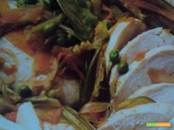 Pollo aromatizzato con aceto balsamico