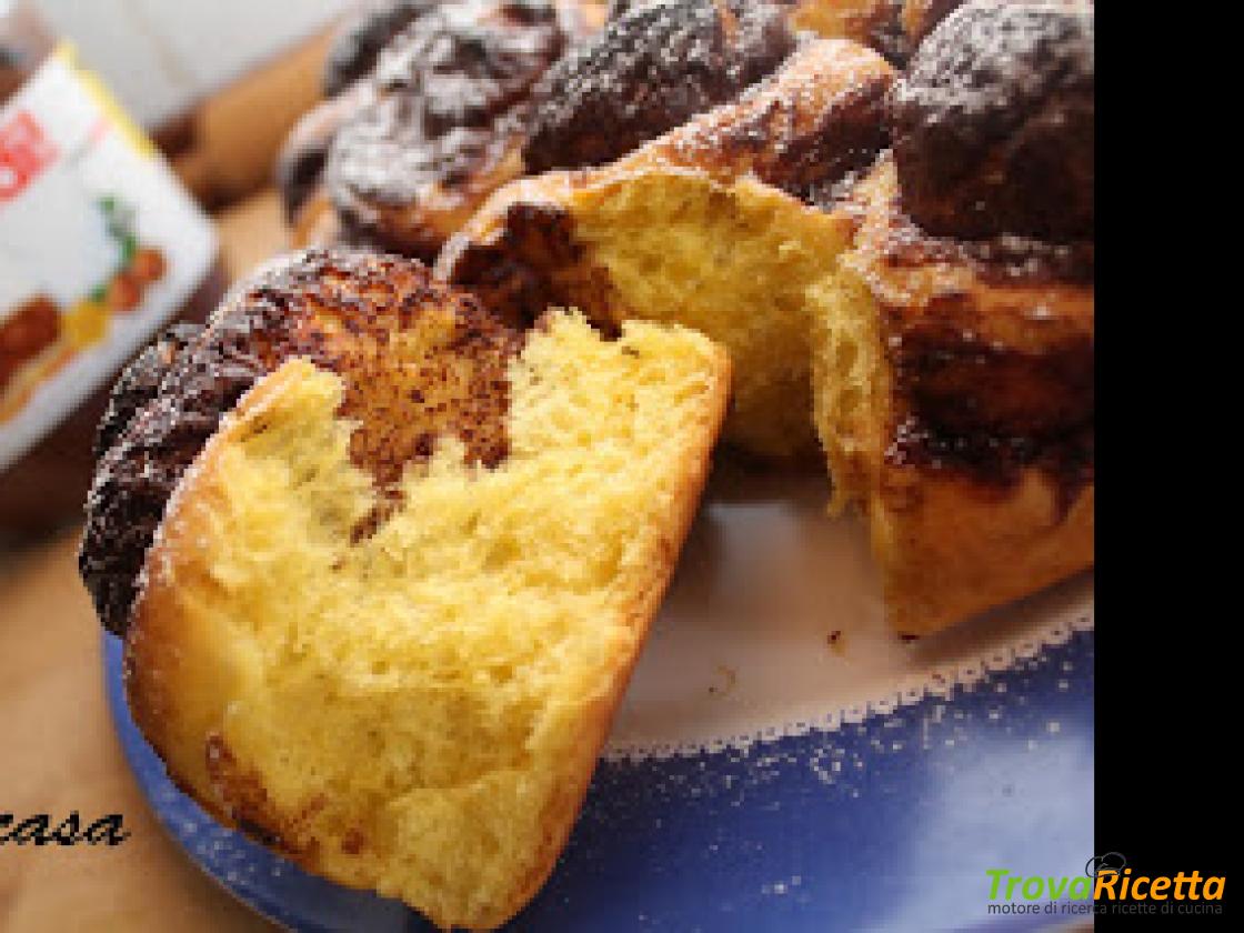 Torta Di Rose Farcita Con Crema Di Nocciole Con O Senza Bimby Ricetta Trovaricetta Com