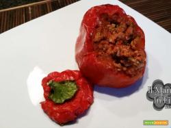 Peperoni imbottiti con tritato