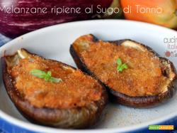 Melanzane Rigate ripiene al sugo di tonno