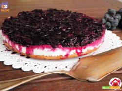 Cheesecake all’uva fragola