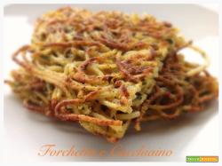 Street food: frittata di spaghetti con Olio Corrias alleerbemediterranee
