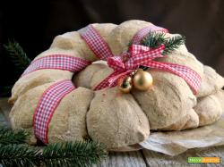 Corona di pane per Natale