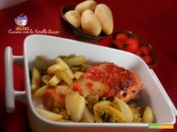 Pollo alla salsa d’aglio con patate
