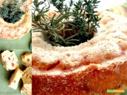 Ciambelle salate allo speck, porri e pecorino