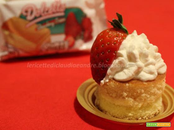 Dolcetti fragole e panna No Lactose